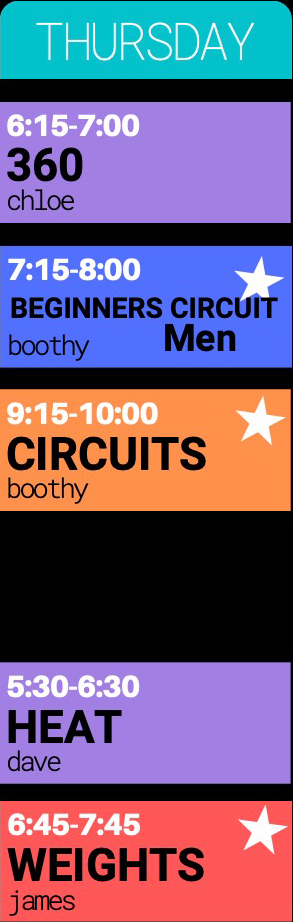 Timetable